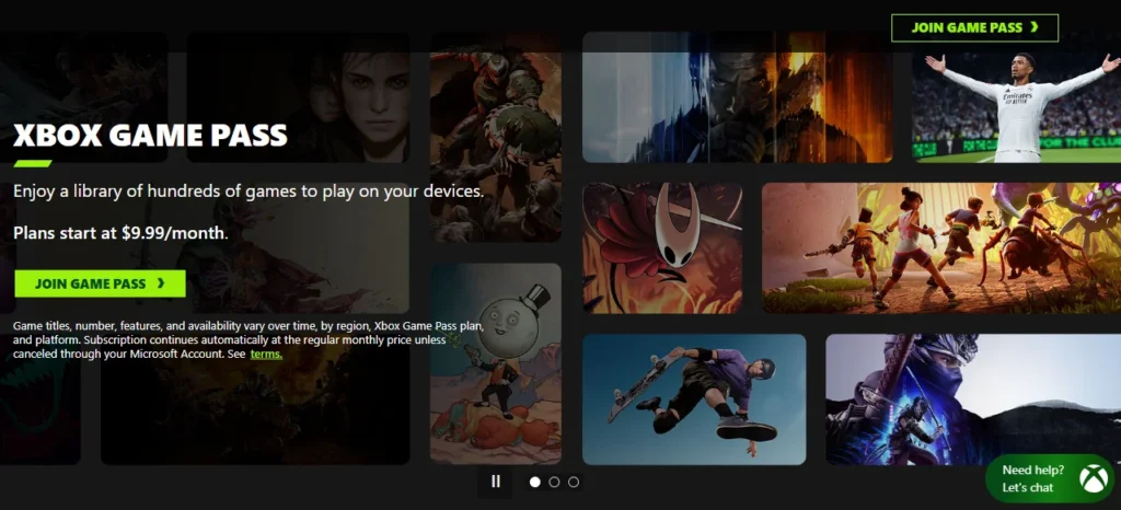 Xbox Game Pass Membership